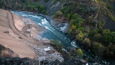 Copco Dam Free Flowing